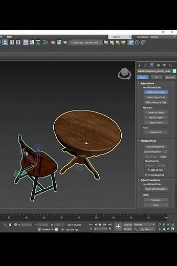 How to make copies around an object in 3DS Max 2023 #shorts #tutorial #lesson #3dsmax #2023 #3d