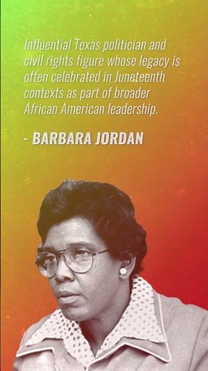 Juneteenth Heroes: Barbara Jordan