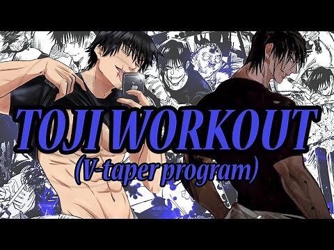 Can you look like Toji Fushiguro in real life? (V-TAPER WORKOUT)
