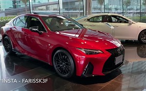 2021 Lexus IS 350 F-Sport Infrared Red Color Walk-around