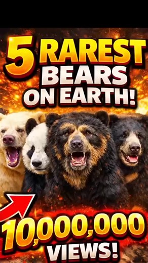 Discover the 5 Rarest Bears in the World