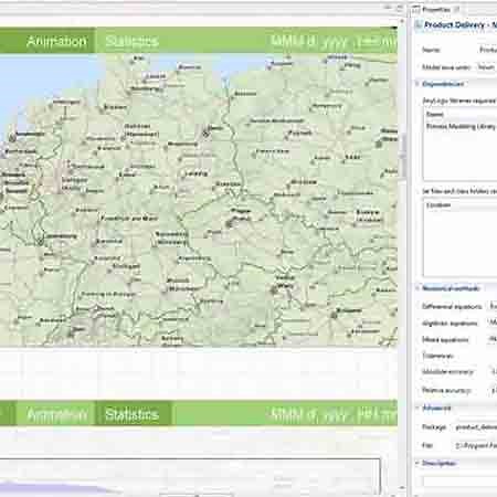 AnyLogic 7.1 Demo Featuring GIS