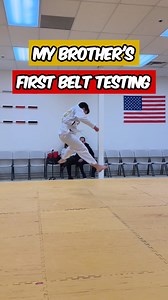 My Brother’s First Belt Test | Yellow Belt #martialarts #taekwondo #taekwondofamily | Liam Gutmacher TKD