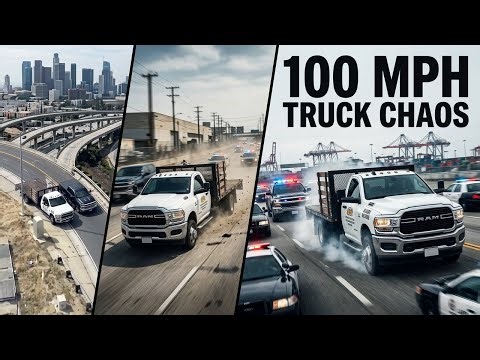 Can Police Stop A 5-Ton Stolen Truck At Full Speed | Spoiler: It Gets Bad