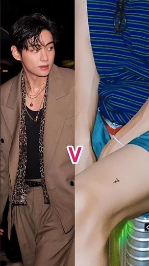 Bts members '7' Tattoo symbol 👀 🥵#bts #kookie #jin #jimin #jhope #jk #suga #rm #v#bangtanboys #vkook