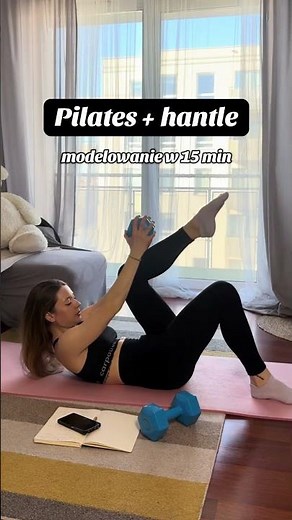 Drugi zestaw dla zabieganych ✔️ Modelowanie sylwetki w 15 minut ✨ #fitness #odchudzanie #pilates