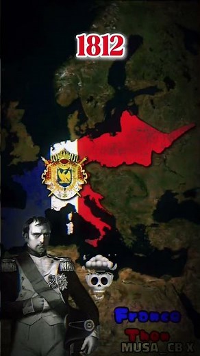History of France: 1812 vs Now 🇫🇷🥐 | #history #edit #mapping