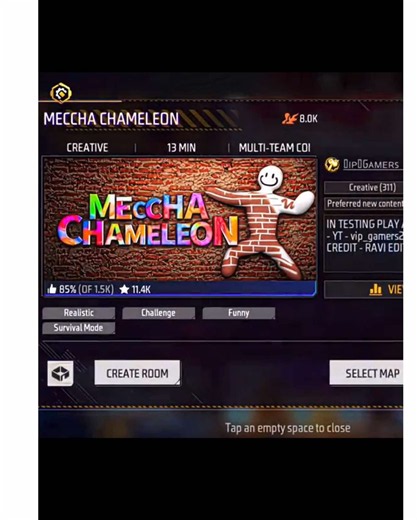 Mecha Chameleon map Free Fire code & guide
