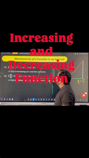 Increasing & Decreasing Functions | Complete Concept + Questions | JEE Maths #maths #cbsemaths