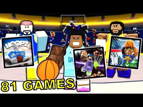 Playing EVERY Single ROBLOX BASKETBALL Game EVER!