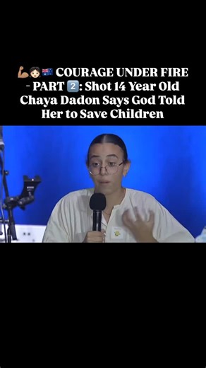 Jewish Breaking News | 💪🏽👧🏻🇦🇺 COURAGE UNDER FIRE - PART 2️⃣: Shot 14 Year Old Chaya Dadon Says God Told Her to Save Children As gunmen opened fire on hundreds... | Instagram