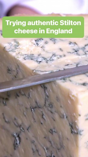 Stilton blue cheese isn't as smelly as you think. #cheese #britishfoods #england #stiltoncheese #insiderfood | Insider Food