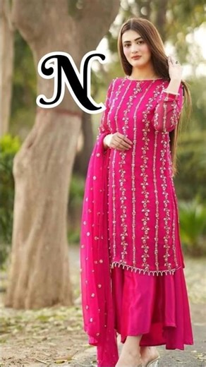 Royal Trending Girls suit Salwar kameez choose your name first letter comment