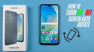 How to turn ON/OFF screen auto rotate on Samsung Galaxy A16 A5G. In this tutorial, you will see the simple steps to turn screen auto rotate on or off according to your preferences. Whether you want your screen to automatically adjust its orientation or you prefer to keep it fixed, this tip will show you exactly how to tunnon/off screen auto rotate on Samsung Galaxy A16 5g with ease. How To tuen on /off Screen Auto Rotate On Samsung Galaxy A16 5G. -Swipe down twice to open the quick settings menu