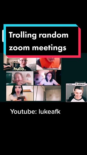 Trolling random zoom meetings, Youtube: lukeafk #zoombombing #troll #trolling #lukeafk #funny #viral #trending #fyp #fypシ #fypage #fypシ゚viral #fypp
