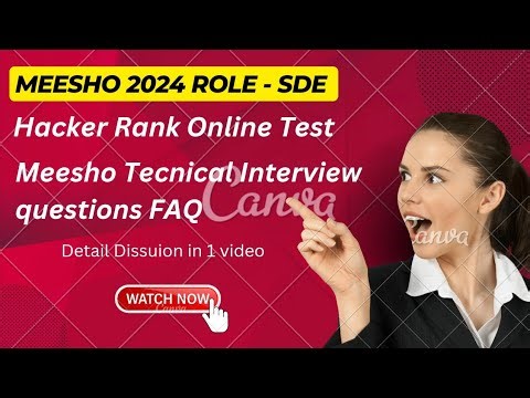 Meesho SDE | Meesho Online Round | Hacker Rank Online Test | Meesho Tecnical Interview questions FAQ