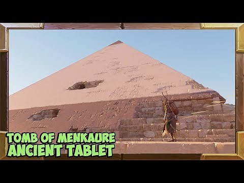 Assassin's Creed Origins Tomb of Menkaure Ancient Tablet