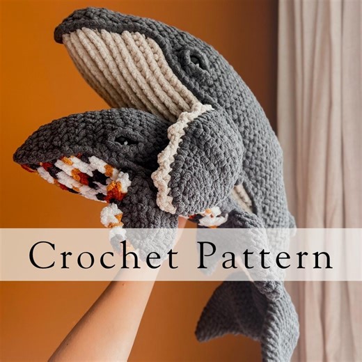 BUNDLE - Hugo the Humpback Whale Pattern | Crochet Pattern |digital Download | PDF - Etsy