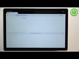 SAMSUNG Galaxy Tab A8 2021 - How To Clear Browser History