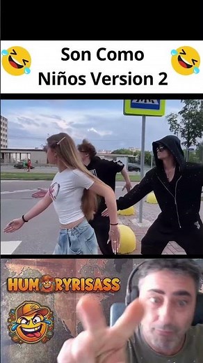 Son COMO NIÑOS Versión 2. Videos de risa, momentos divertidos, Shorts de risa, Si te ríes pierdes