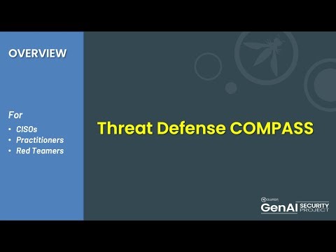 GenAI Security Project’s Threat Defense COMPASS Overview