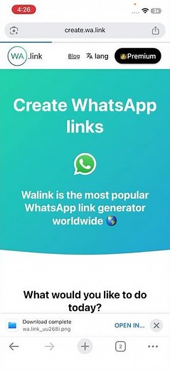 How to Generate WhatsApp QR Code |WhatsApp Link Generator