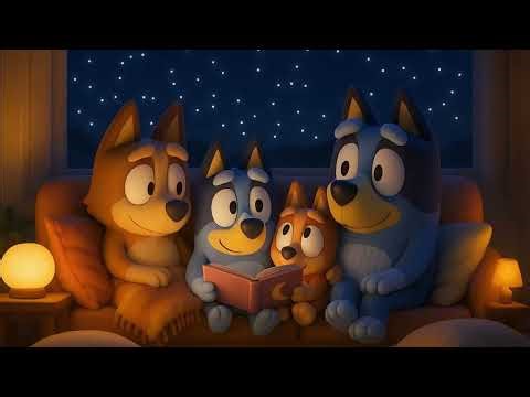 ✨ Bluey Storytime with the Whole Family! 📚🐾| Sleep Music for Children