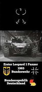 First Leopard 1 tank of the German Armed Forces 🦅🇩🇪 #bundeswehr #soldiers #military #retro #germa...