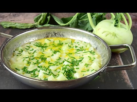 You will cook this delicious kohlrabi recipe over and over again! healthy recipes