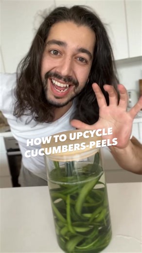 How to make use of cucumber peels! 🥒🤩 . . . #lifehacks #diy #upcycle #cucumber | creative explained