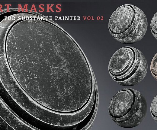 ArtStation - High-Detail Smart Masks / substance painter Vol 02 | Game Assets