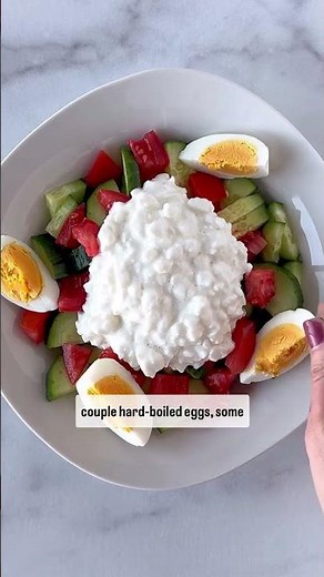 COTTAGE CHEESE CUCUMBER SALAD | Light & Refreshing High-Protein Side