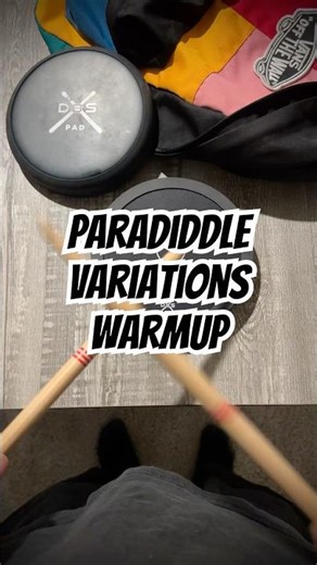 Paradiddle Variations Warmup 🥁 @RTOMCorporation @WoodiesDrumsticks #drums #drumming #drummer