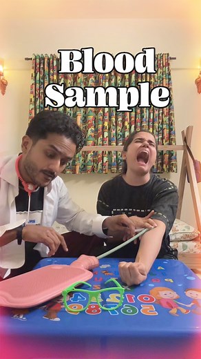 Blood test drama queen 🤴! Matlab aise kaise… 💉🩸! | Ronandcoco