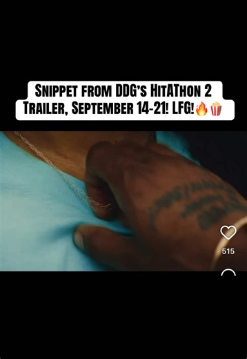 Snippet from @DDG #HitAThon2 Trailer, September 14-21! LFG!🔥🍿 #ddg #music #stream #fyp