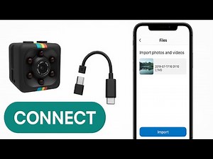 How To Connect SQ11 Mini DV Camera To Mobile