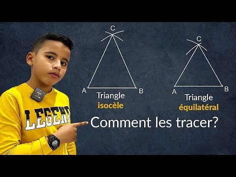 Dessiner un triangle isocèle et équilatéral