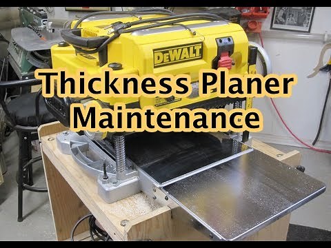 Thickness Planer Maintenance