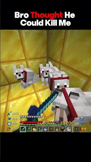 Bro Thought He Could Kill Me #minecraft #minecraftshorts #shorts