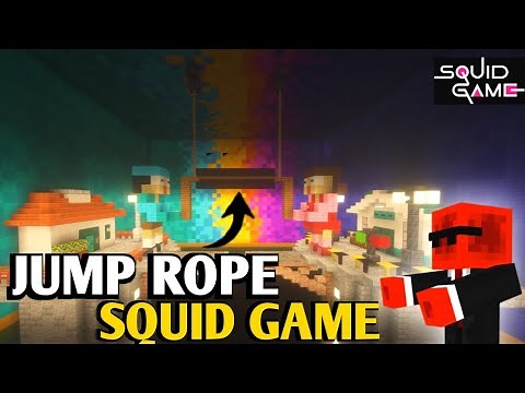 How to Build Squid Game Jump Rope in Minecraft using Create Mod