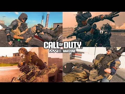 Task Force 141 Members With WWE Finishing Moves | MW3 Finishers