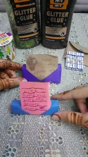 ✨ DIY MINI BOOKMARK STAND 💖 #shortvideo #viralvideo #vrialshort