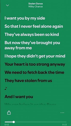 Milky Chance - Stolen Dance (Lyrics) #spotify #popular #trending
