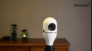 E27 Light Bulb Security Camera, 360 Degree Pan/Tilt Panoramic Bulb Camera,1080P Smart Home Surveillance Cam with Motion Detection Alarm Night Vision Two Way Talk