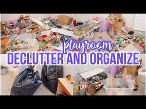 EXTREME DECLUTTERING AND ORGANIZING // PLAYROOM DECLUTTER // HOME ORGANIZATION // BECKY MOSS