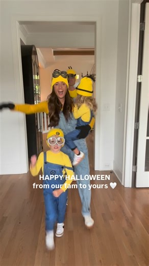 just trying to keep all these little minions in line 💛 we hope you enjoy this season with your friends & family! | Design with Amber