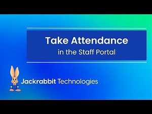Take Attendance in the Staff Portal