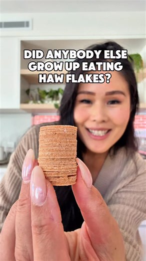 Anybody else grow up eating Haw Flakes? I used to look for these in the Asian snack section of the Asian grocery store as a kid and loved the sour tangy sweet flavour of hawthorn fruit! #hawflakes #asiangrocery #asiansnack | Anniesbucketlist