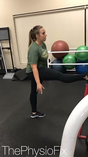 Flexibility: Triplanar standing hamstring stretch