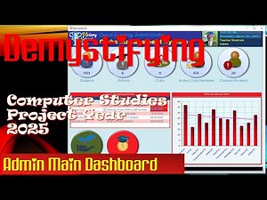 Part 17 || Demystifying 2025 Computer Studies Project | Ms Access Dashboard with Stats